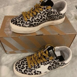 Golden Goose Deluxe Brand May Sneakers Leopard